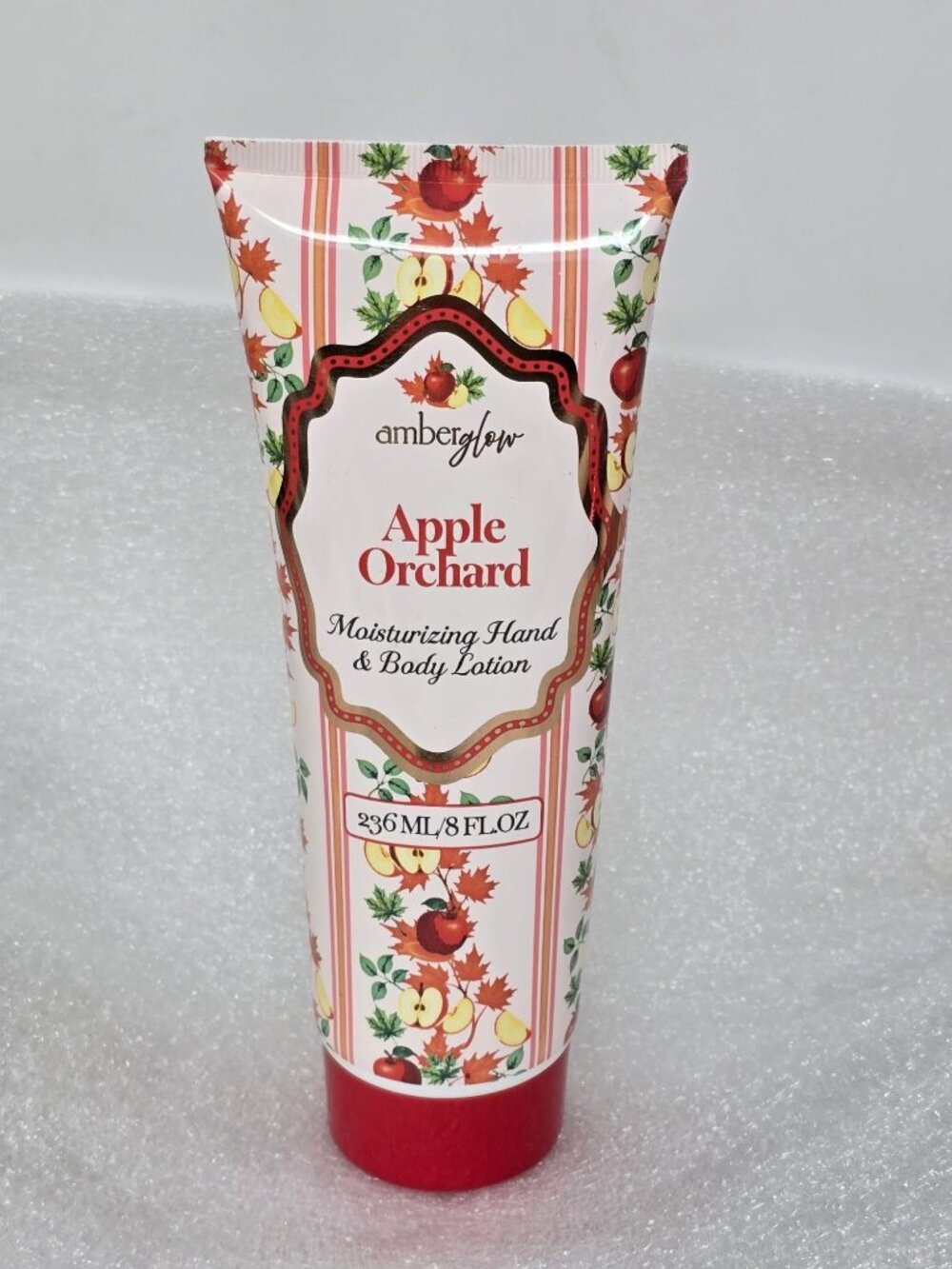 Amber Glow Apple Orchard Hand & Body Lotion 8 oz Hydrating Formula
